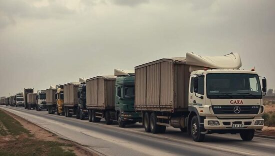 Land Routes Key to Gaza Aid Red Cross Urges