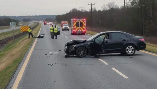 Three Die in Brandenburg Highway Crash