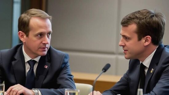 Germany France Discuss Space Defense Amid Trade Tensions