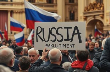 Lawmakers Walk Out During Russian Address