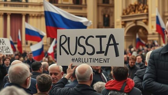 Lawmakers Walk Out During Russian Address