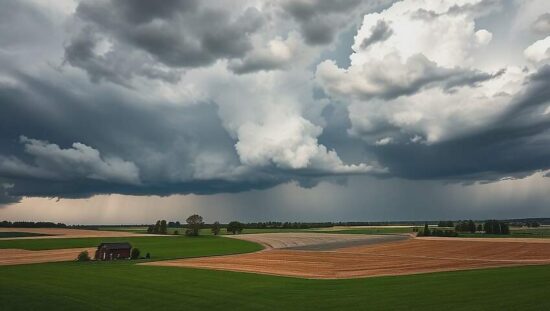 Storms Brew Across Southern Germany