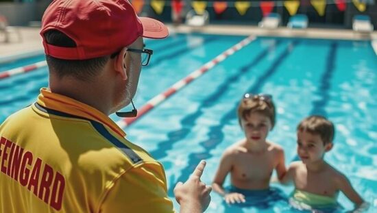 Lifeguards Scold Careless Parents