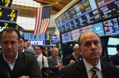 Stocks Fall Amid Canada Tariff Concerns