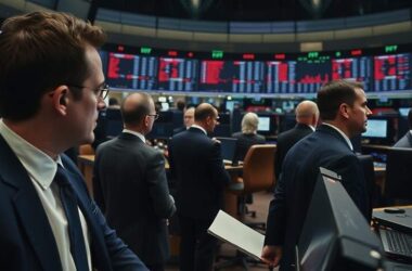 Dax Slides Volume Remains Thin