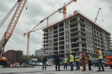 German Construction Permits Rise in First Half