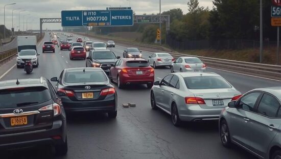 Rostock Highways Gridlocked After Pileups