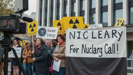 Pro-Nuclear Group Plans New Protest at TV Interview