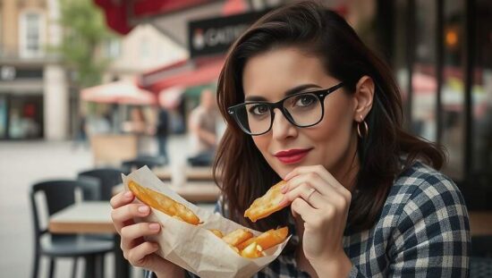 Zeta-Jones Craves Fish & Chips in London