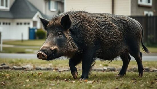 Wild Boars Invade Residential Areas