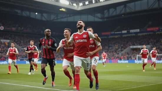 Leverkusen Downs Frankfurt Despite Being Down a Man