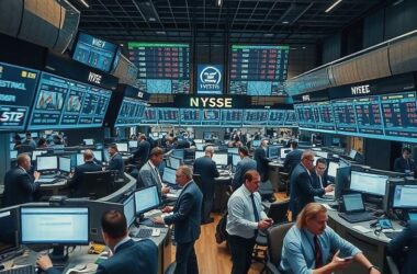 US Markets Rise Nasdaq Falters