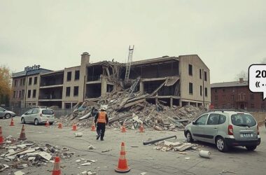 Supermarket Roof Collapse Injures Four