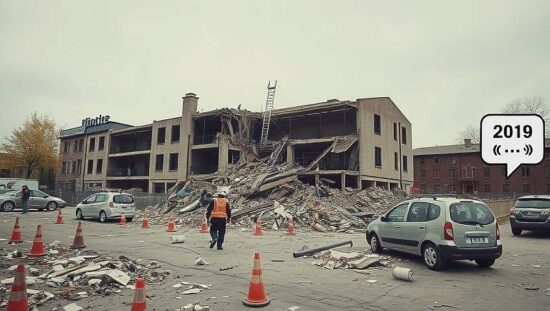 Supermarket Roof Collapse Injures Four
