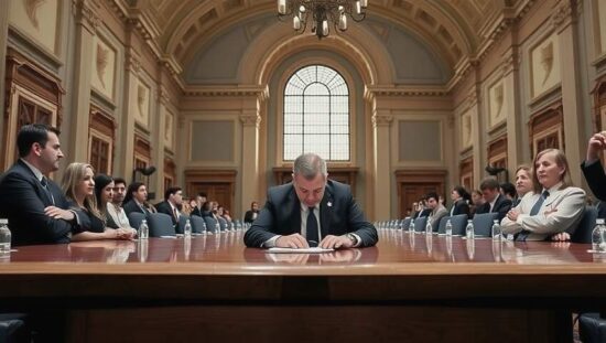 Minister Collapses During Cabinet Meeting