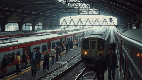 Union Flags Rail Cuts Risk