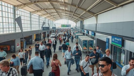 Airport Passenger Numbers Lag