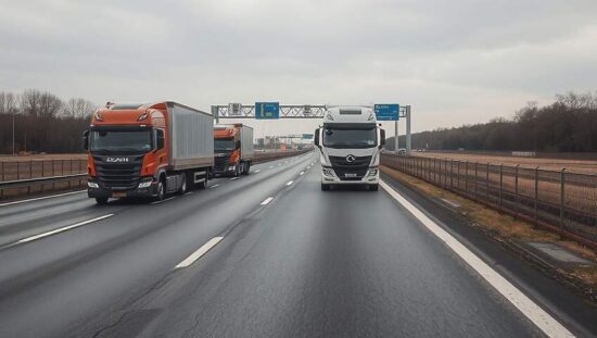Truck Traffic Inches Up on German Autobahns