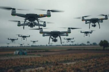 Drone Swarm Mystery Points to Russia