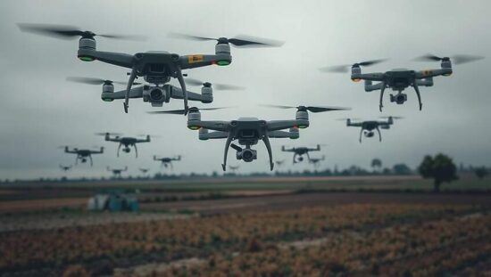 Drone Swarm Mystery Points to Russia