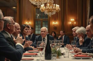 German Leader Hosts Macron Starmer Dinner