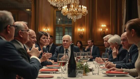 German Leader Hosts Macron Starmer Dinner