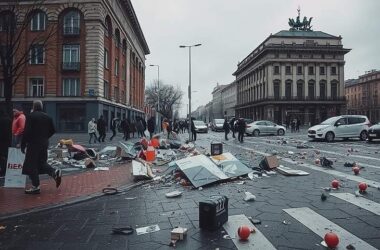 Berlin Police Clash Amid Disorder Incident