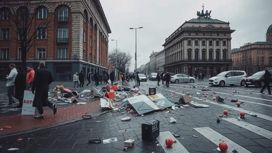 Berlin Police Clash Amid Disorder Incident