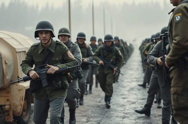 German Troops Return From Poland