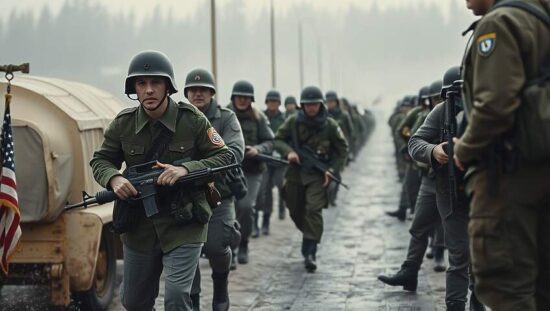 German Troops Return From Poland