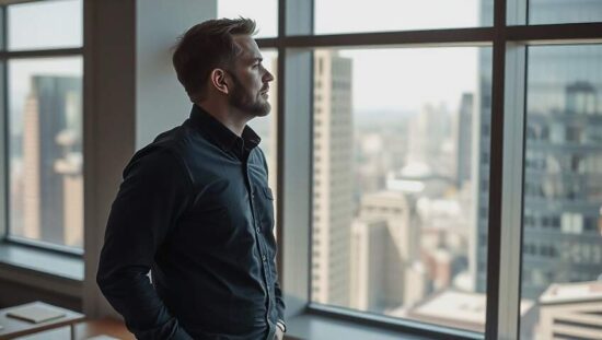 Hoffman Weighs Exit Over Trump