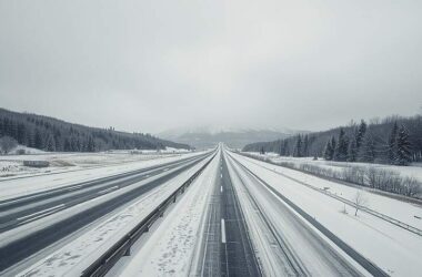 Autobahn Ready for Winter Blast