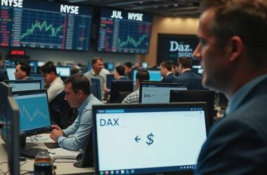 DAX launches flat as dollar confidence wanes