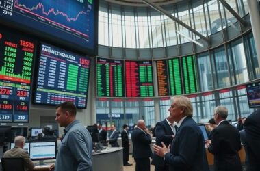 Dax Falls Yet Trump Speech Brings Some Relief during Wednesday Trading Session