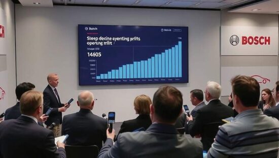 Bosch Faces Steep Profit Drop Operating Earnings Halve to 1.7 Billion Euros