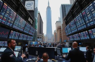 US Markets Split as Intel Numbers Fail to Impress Investors