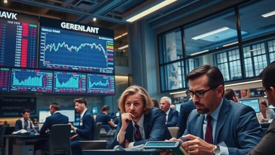 DAX Drops Sharply Amid Greenland Debate Fears