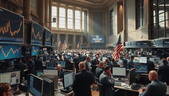 US Markets Split as Gold and Oil Jump Amid Uneven Day