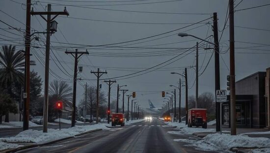 USA Winter Storm Paralyzes Power Grid and Halts Flights Across South