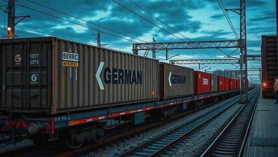 German Railway Freight Transport Stalls 2025 Falling Short of Projections