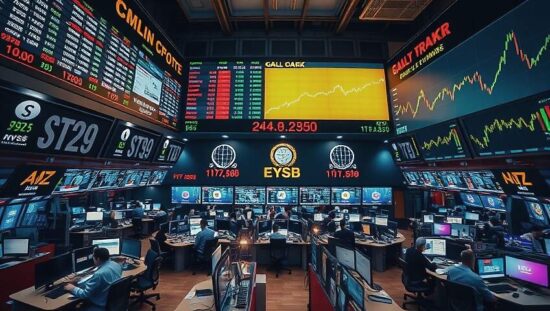 US Stocks Dip as Gold Price Rises Steadily