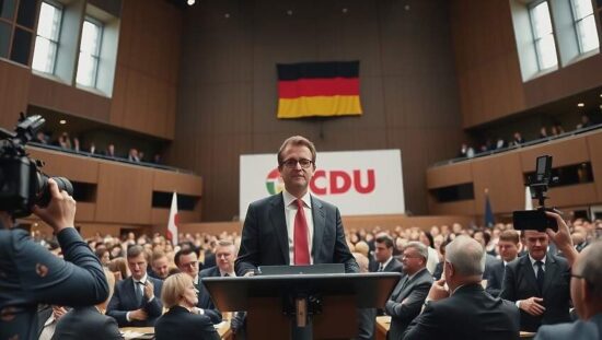 Spahn Revives Upward Promise at CDU Party Conference