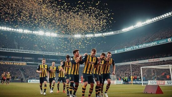 Dortmund Secure Narrow Away Victory Over Wolfsburg To Stay on Top