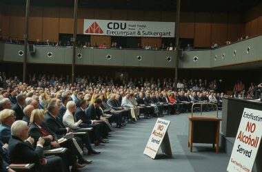 CDU Party at Stuttgart Shuts Down Alcohol as Merz Orders Ban to Keep Sessions Focused