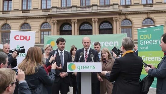 Green Party Nears CDU in Baden-Württemberg Ahead of March 8 State Election