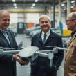 German Defense Minister Pistorius Presents First Quantum Drone to Ukraine’s President Selenskyj