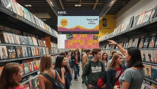 Taylor Swift Reclaims German Single Chart Top Spot After Carnival Songs Slide Raye Hits Number Four