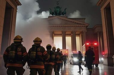 Reichstag Firefighters Respond to Gas Leak Alarm