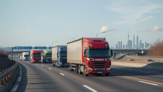 German Truck Toll Index Falls 2.3% in January 2026