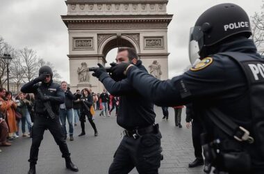 Police Shoot Knife Attacker During Arc de Triomphe Ceremony